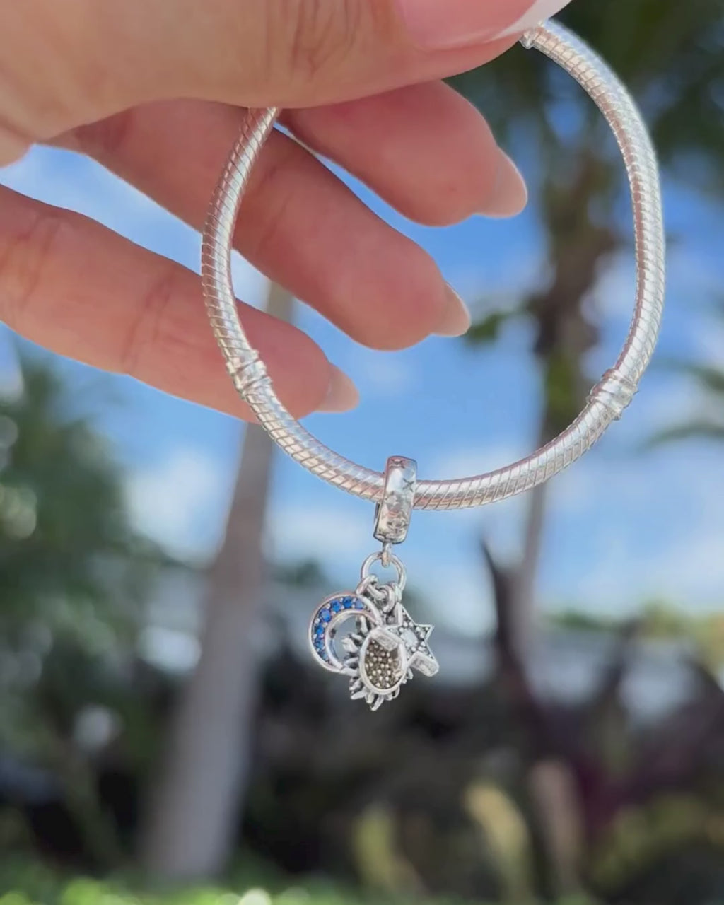 Sun Moon & Star Charm