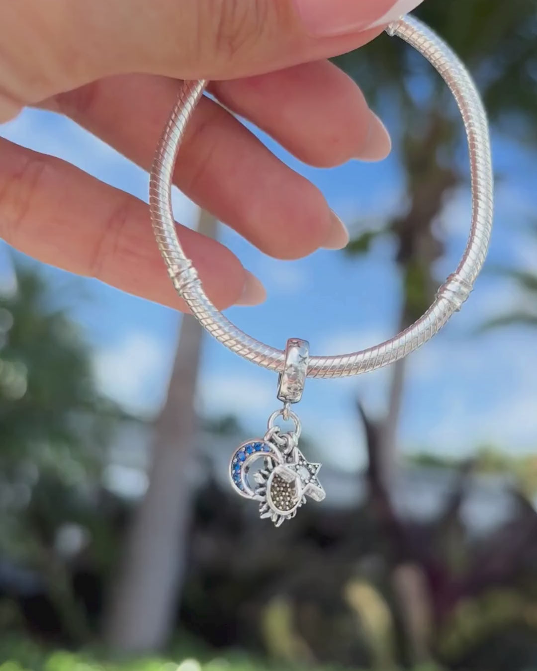 Sun Moon & Star Charm